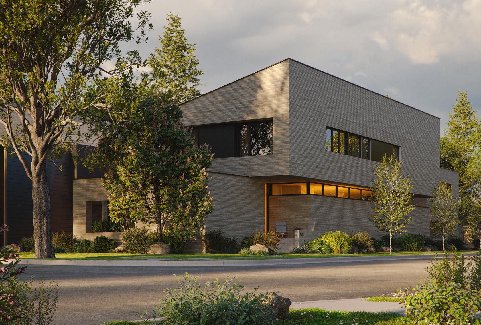 Custom home design by Anonymous Architecture