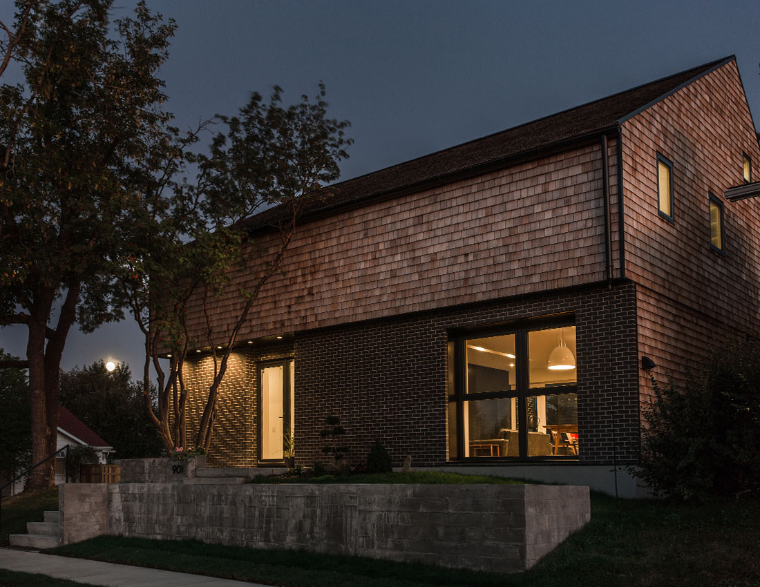 KASA — custom infill home in Calgary's Mount Pleasant by Anonymous Architecture