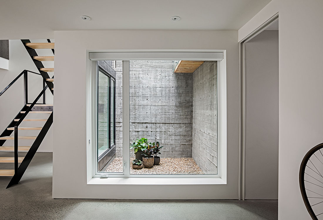 The Light House — masonry custom home for natural light by Anonymous Architecture