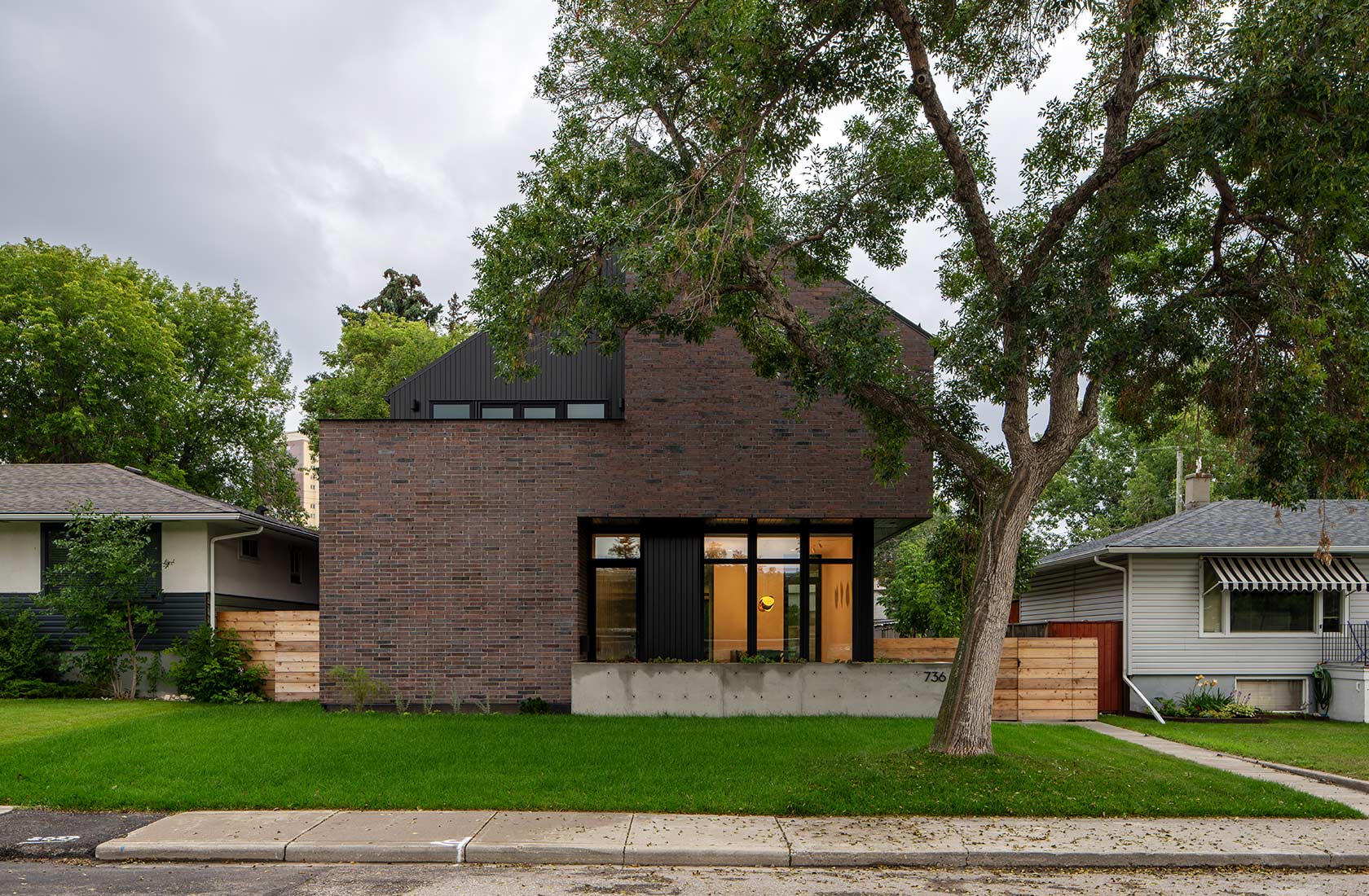Parkdale House — custom infill home by Anonymous Architecture Calgary